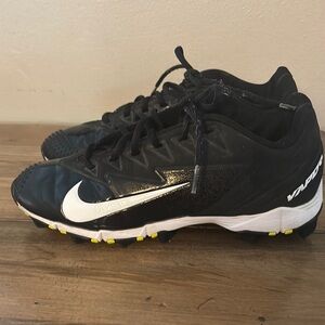 Nike Black and White Vapor Soccer Cleats